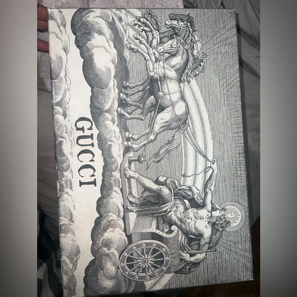 Gucci Silver/Metallic leather and fabric ultra space sneakers - Picture 4 of 6